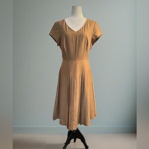 Coldwater Creek Elegant Tan Dress